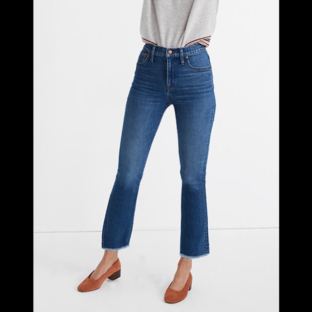 Madewell Cali Demi Boot Jeans  ( Petite)